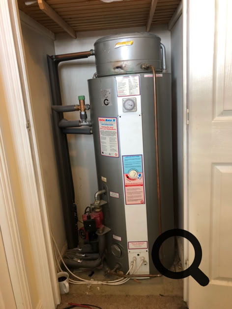 Boilermate 2 with external cold fill bypass pipe installed.